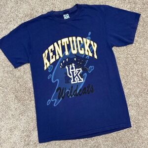 Vintage Kentucky Wildcats UK Tshirt Men Size Large Single Stitch Discus Athletic
